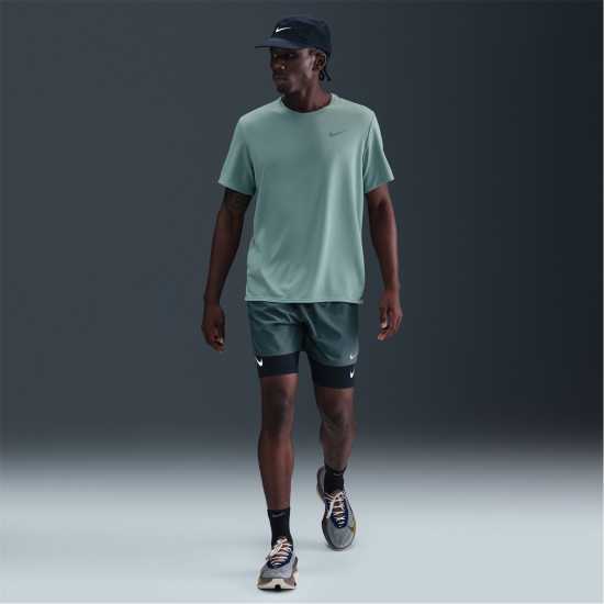 Nike DriFit Miler Running Top Mens  