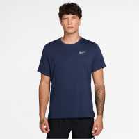 Nike Мъжко Горнище За Бягане Drifit Miler Running Top Mens Midnight Navy 