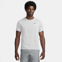Nike Мъжко Горнище За Бягане Drifit Miler Running Top Mens Сива Мъгла Мъжки тениски и фланелки