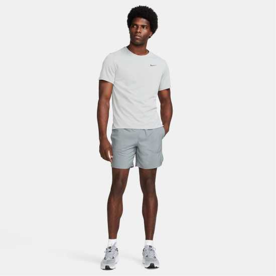 Мъжки тениски и фланелки Nike Мъжко Горнище За Бягане Drifit Miler Running Top Mens Сива Мъгла Nike Мъжко Горнище За Бягане Drifit Miler Running Top Mens Сива Мъгла Мъжки тениски и фланелки