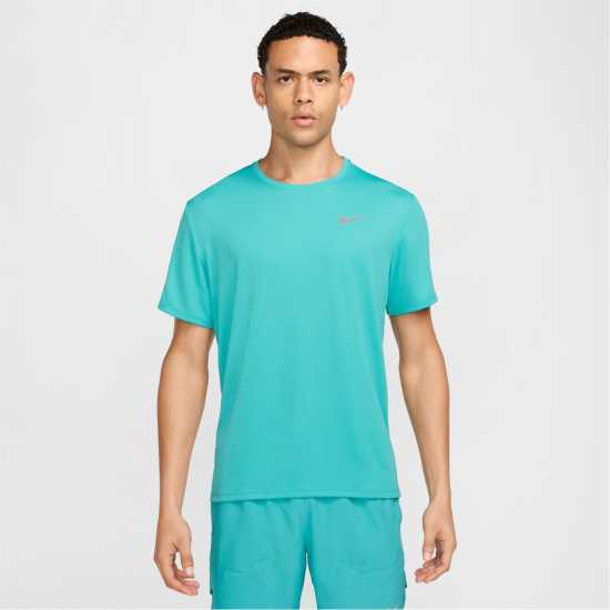 Мъжки тениски и фланелки Nike Мъжко Горнище За Бягане Drifit Miler Running Top Mens Прахав катран Nike Мъжко Горнище За Бягане Drifit Miler Running Top Mens Прахав катран Мъжки тениски и фланелки