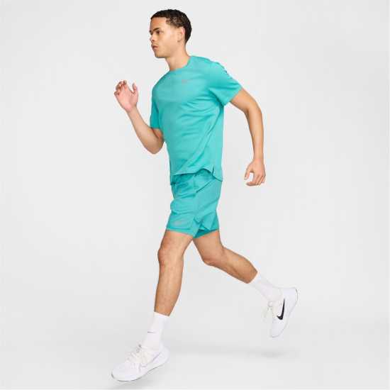 Мъжки тениски и фланелки Nike Мъжко Горнище За Бягане Drifit Miler Running Top Mens Прахав катран Nike Мъжко Горнище За Бягане Drifit Miler Running Top Mens Прахав катран Мъжки тениски и фланелки