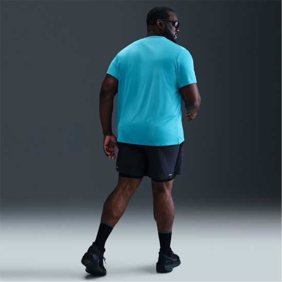 Мъжки тениски и фланелки Nike Мъжко Горнище За Бягане Drifit Miler Running Top Mens Прахав катран Nike Мъжко Горнище За Бягане Drifit Miler Running Top Mens Прахав катран Мъжки тениски и фланелки