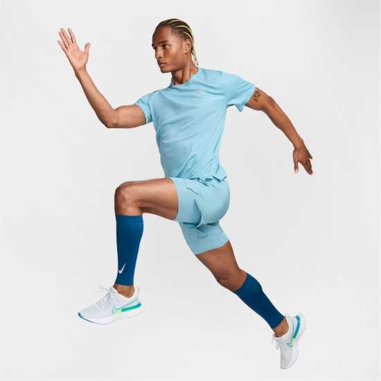 Nike Мъжко Горнище За Бягане Drifit Miler Running Top Mens Деним Турк Мъжки тениски и фланелки