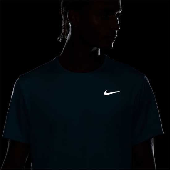 Nike Мъжко Горнище За Бягане Drifit Miler Running Top Mens Деним Турк Мъжки тениски и фланелки