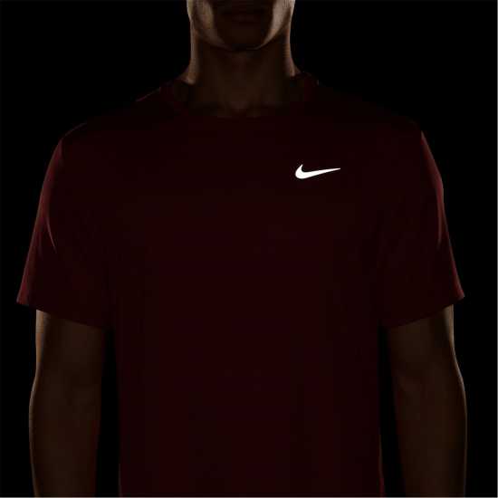 Nike Мъжко Горнище За Бягане Drifit Miler Running Top Mens Adobe Мъжко облекло за едри хора