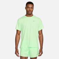 Nike Мъжко Горнище За Бягане Drifit Miler Running Top Mens Vapor Green Мъжко облекло за едри хора