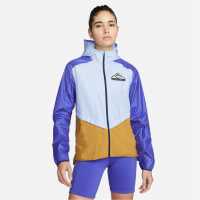 Nike Дамско Яке Soft Shell Trail Jacket Womens Alum/Lapis Дамски грейки