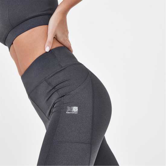 Дамски клинове за фитнес Karrimor Run Tights Womens Угъл Karrimor Run Tights Womens Угъл Дамски клинове за фитнес