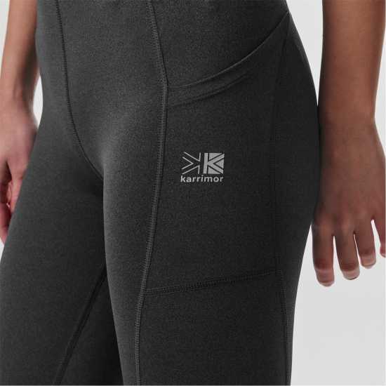 Дамски клинове за фитнес Karrimor Run Tights Womens Угъл Karrimor Run Tights Womens Угъл Дамски клинове за фитнес