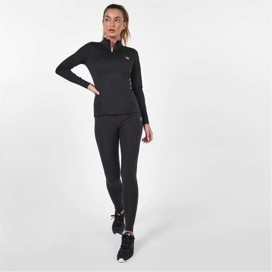 Karrimor Run Tights Womens Черно Дамски клинове за фитнес