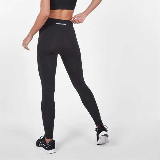 Karrimor Run Tights Womens Черно Дамски клинове за фитнес