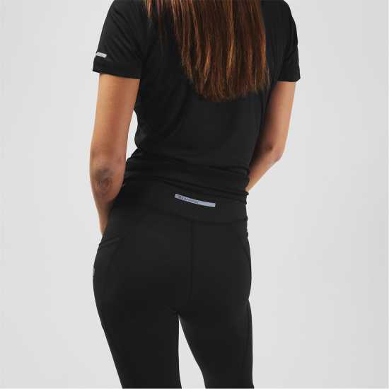 Karrimor Run Tights Womens Черно Дамски клинове за фитнес