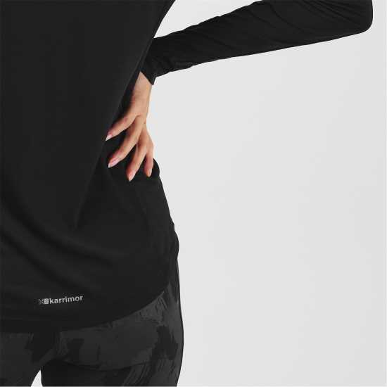 Дамски горнища с цип Дамско Горнище С Цип Karrimor Longsleeve Quarter Zip Top Ladies Черно Дамско Горнище С Цип Karrimor Longsleeve Quarter Zip Top Ladies Черно Дамски горнища с цип