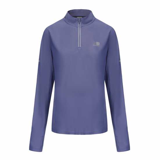 Дамски горнища с цип Дамско Горнище С Цип Karrimor Longsleeve Quarter Zip Top Ladies Астероидно лилаво Дамско Горнище С Цип Karrimor Longsleeve Quarter Zip Top Ladies Астероидно лилаво Дамски горнища с цип