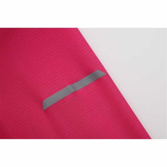 Дамско Горнище С Цип Karrimor Longsleeve Quarter Zip Top Ladies Pink Дамски горнища с цип