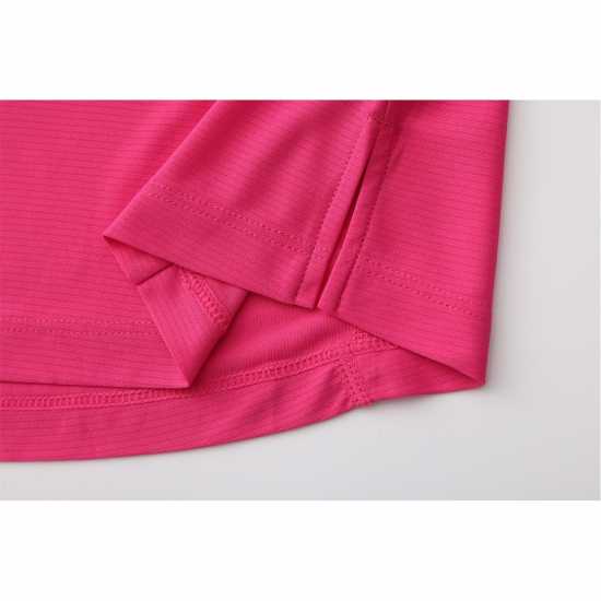 Дамско Горнище С Цип Karrimor Longsleeve Quarter Zip Top Ladies Pink Дамски горнища с цип