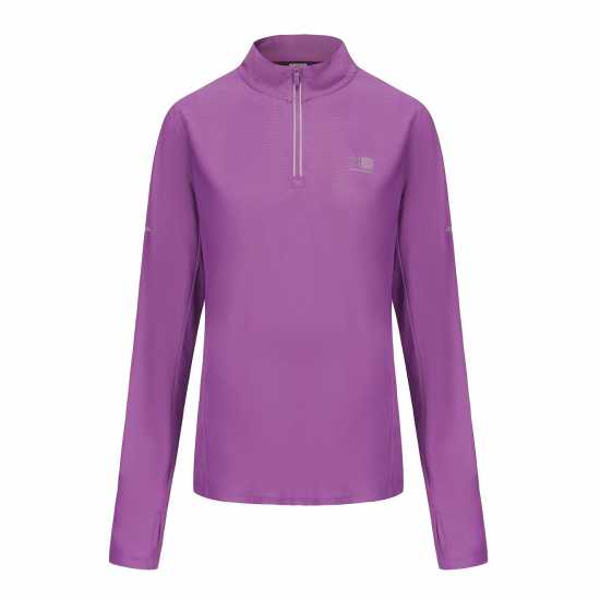 Дамски горнища с цип Дамско Горнище С Цип Karrimor Longsleeve Quarter Zip Top Ladies Grape Дамско Горнище С Цип Karrimor Longsleeve Quarter Zip Top Ladies Grape Дамски горнища с цип