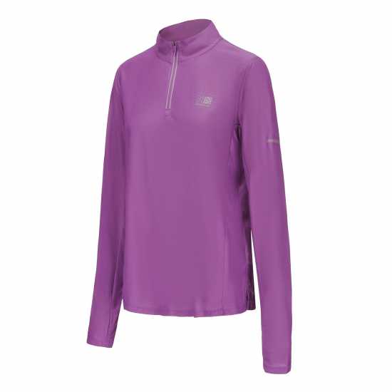 Дамски горнища с цип Дамско Горнище С Цип Karrimor Longsleeve Quarter Zip Top Ladies Grape Дамско Горнище С Цип Karrimor Longsleeve Quarter Zip Top Ladies Grape Дамски горнища с цип