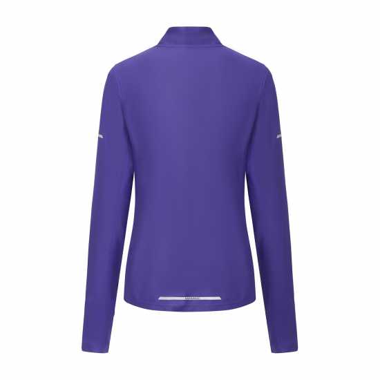 Karrimor Дамско Горнище С Цип Longsleeve 1/4 Zip Top Ladies Liberty Purple Karrimor Дамско Горнище С Цип Longsleeve 1/4 Zip Top Ladies Liberty Purple