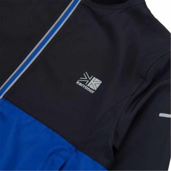 Детско Яке Karrimor Run Jacket Juniors Black/Blue Детски якета и палта