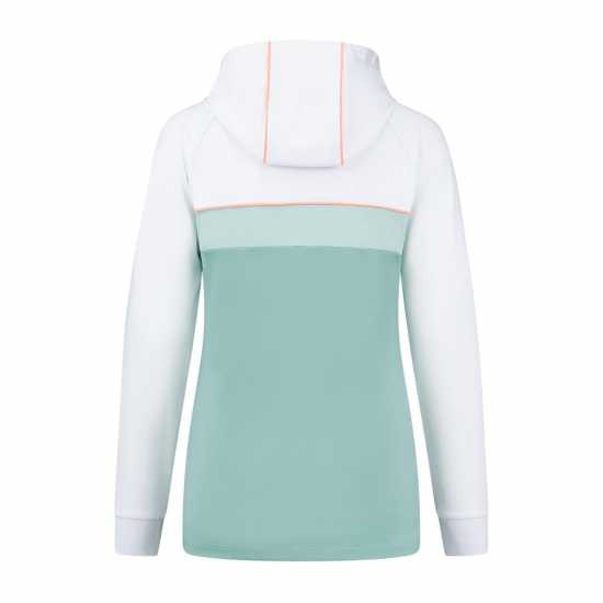 K Swiss Women's  Hooded Long Sleeve Full Zip Performance Tennis Jacket  