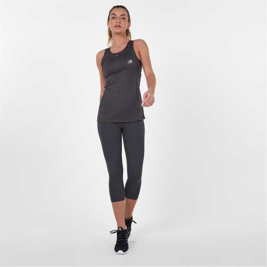 Дамски дрехи за бягане Karrimor Run Capris Charcoal Karrimor Run Capris Charcoal Дамски дрехи за бягане