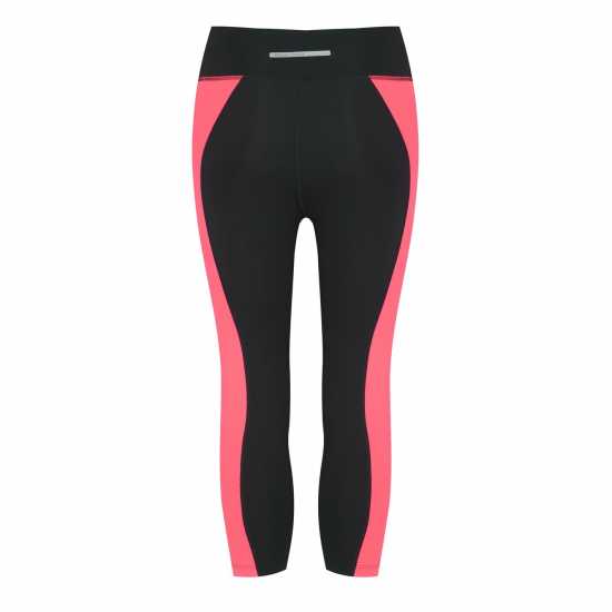 Karrimor Run Capris Черно/корал Дамски дрехи за бягане