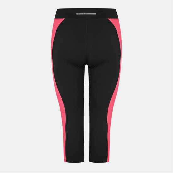 Karrimor Run Capris Черно/корал Дамски дрехи за бягане