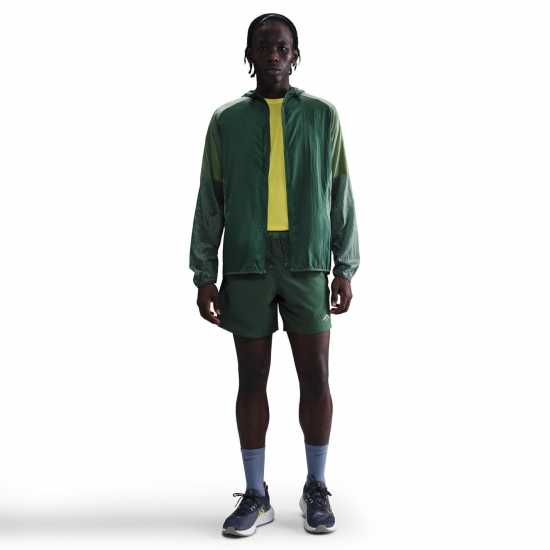 Nike Trail Aireez Men's Running Jacket Fir/Clay Green Мъжки якета и палта