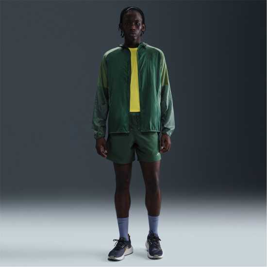 Nike Trail Aireez Men's Running Jacket Fir/Clay Green Мъжки якета и палта
