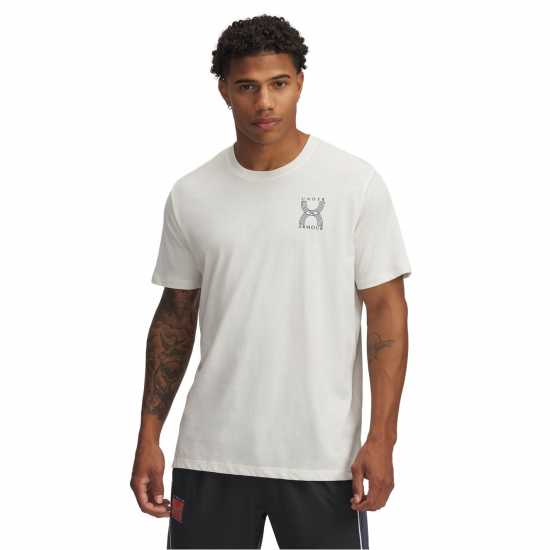 Мъжки дрехи за бягане Under Armour Run 96 Tee Sn99 White Under Armour Run 96 Tee Sn99 White Мъжки дрехи за бягане