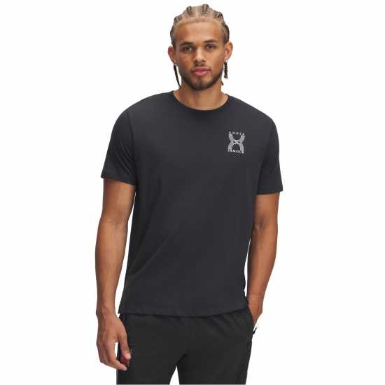 Under Armour Run 96 Tee Sn99 Grey Мъжки дрехи за бягане