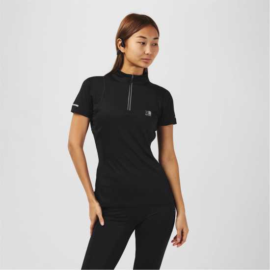 Karrimor Womens Short Sleeve 1/4 Zip T-Shirt  