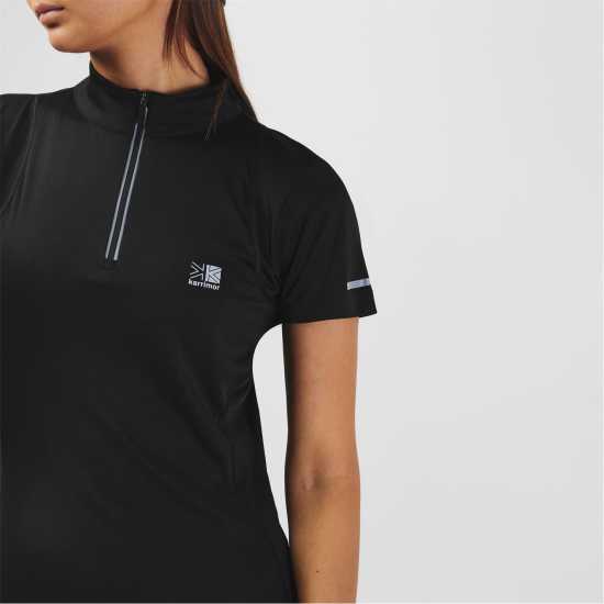 Karrimor Womens Short Sleeve 1/4 Zip T-Shirt  