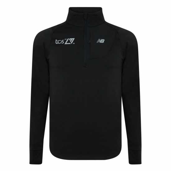 New Balance Hg Half Zip Ldn Sn42 Black/Grey Мъжки ризи