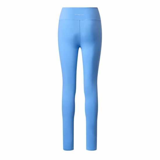 Gym King Gym King 365 Wrap Over Legging - Blue Cotton Gym King Gym King 365 Wrap Over Legging - Blue Cotton