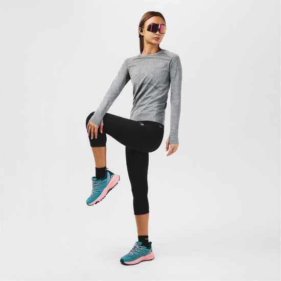 Karrimor Горнище С Дълъг Ръкав Xlite Womens Running Long Sleeve Top Сив марл Дамски дрехи за бягане