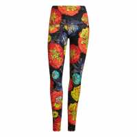 Adidas Floral Running Leggings Womens  Дамски клинове за фитнес