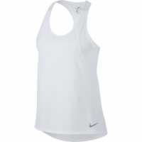 Nike Дамски Потник Run Breathe Tank Top Ladies White Дамски тениски и фланелки
