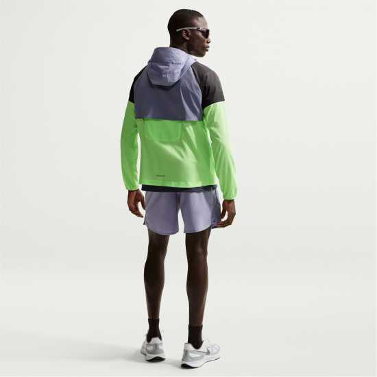 Nike Mens Windrun Jacket Purple/Blk/Lime Nike Mens Nike Windrun Jacket Purple/Blk/Lime