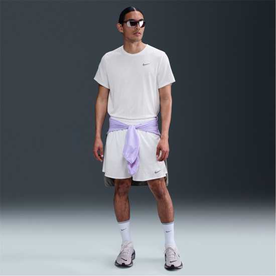 Мъжки дрехи за бягане Nike Breathe Miler Sn53 Връхно бяло Nike Breathe Miler Sn53 Връхно бяло Мъжки дрехи за бягане