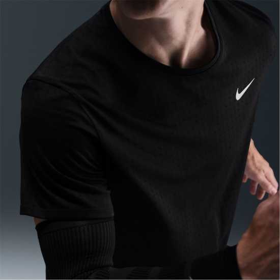 Мъжки дрехи за бягане Nike Breathe Miler Sn53 Черно/Сребърен Nike Breathe Miler Sn53 Черно/Сребърен Мъжки дрехи за бягане