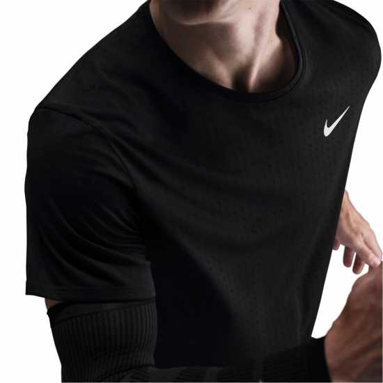 Мъжки дрехи за бягане Nike Breathe Miler Sn53 Черно/Сребърен Nike Breathe Miler Sn53 Черно/Сребърен Мъжки дрехи за бягане