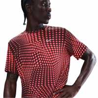 Nike Breathe Miler Sn53 Burgundy Silver Мъжки дрехи за бягане