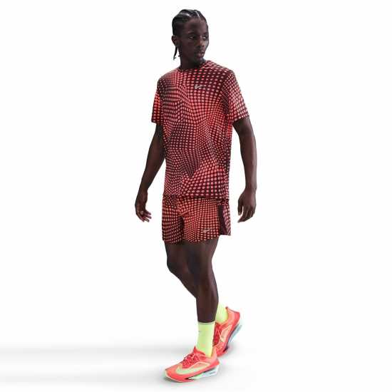 Мъжки дрехи за бягане Nike Breathe Miler Sn53 Burgundy Silver Nike Breathe Miler Sn53 Burgundy Silver Мъжки дрехи за бягане