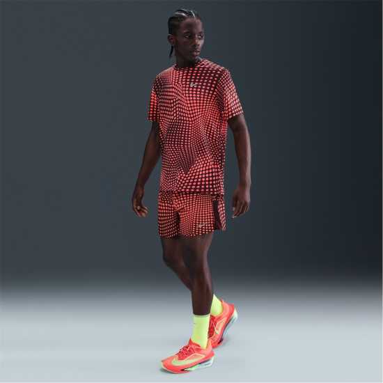 Мъжки дрехи за бягане Nike Breathe Miler Sn53 Burgundy Silver Nike Breathe Miler Sn53 Burgundy Silver Мъжки дрехи за бягане