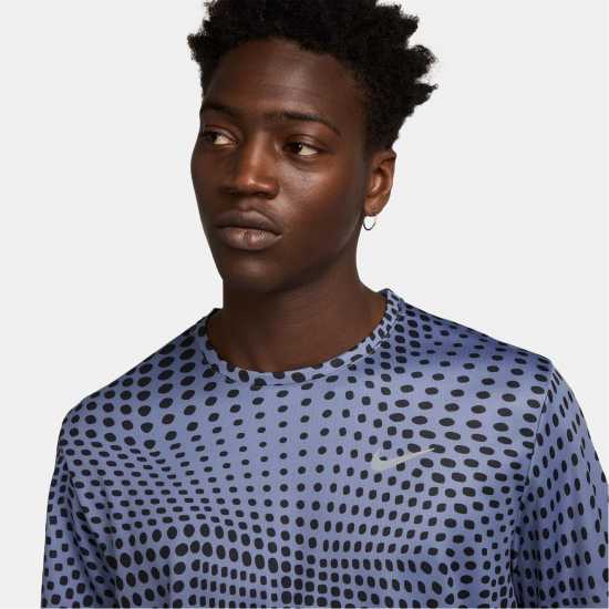 Nike Breathe Miler Sn53 Indigo Silver Мъжки дрехи за бягане