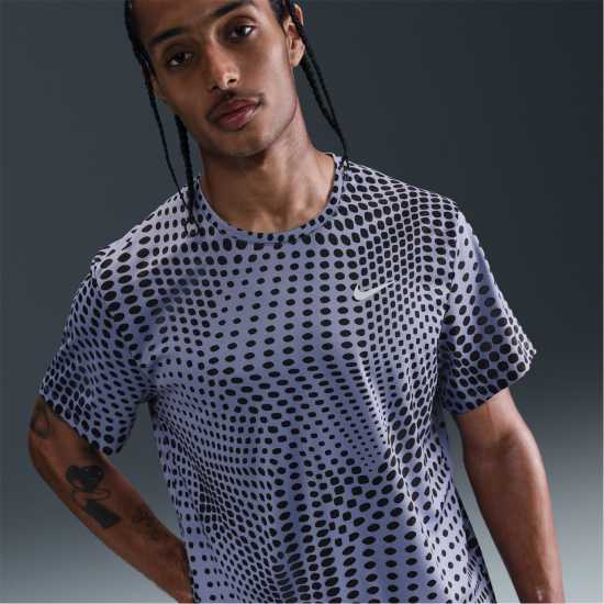 Nike Breathe Miler Sn53 Indigo Silver Мъжки дрехи за бягане