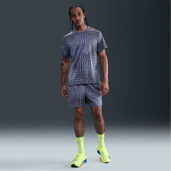 Nike Breathe Miler Sn53 Indigo Silver Мъжки дрехи за бягане